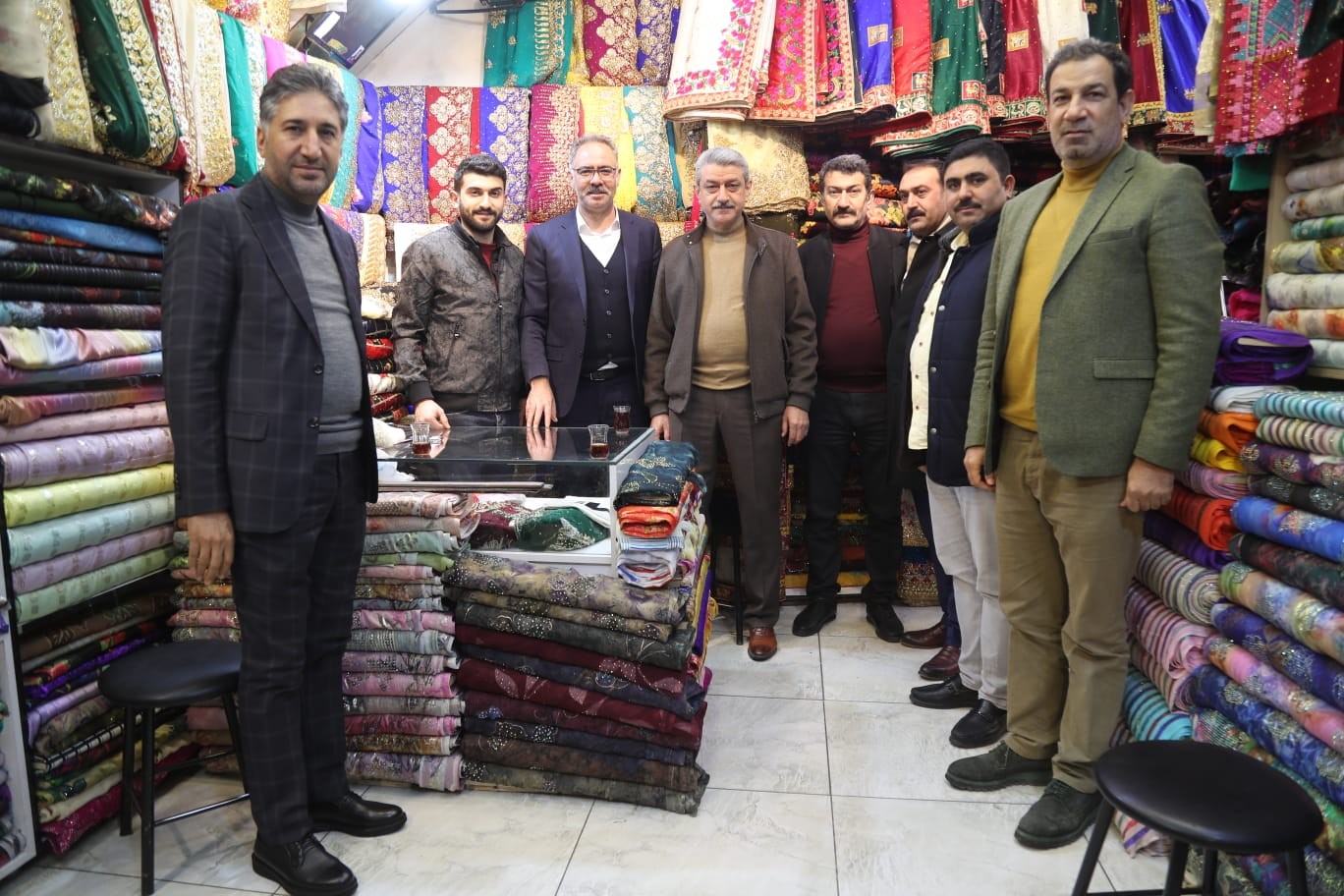 Başkan Kuş, esnafla bir araya geldi