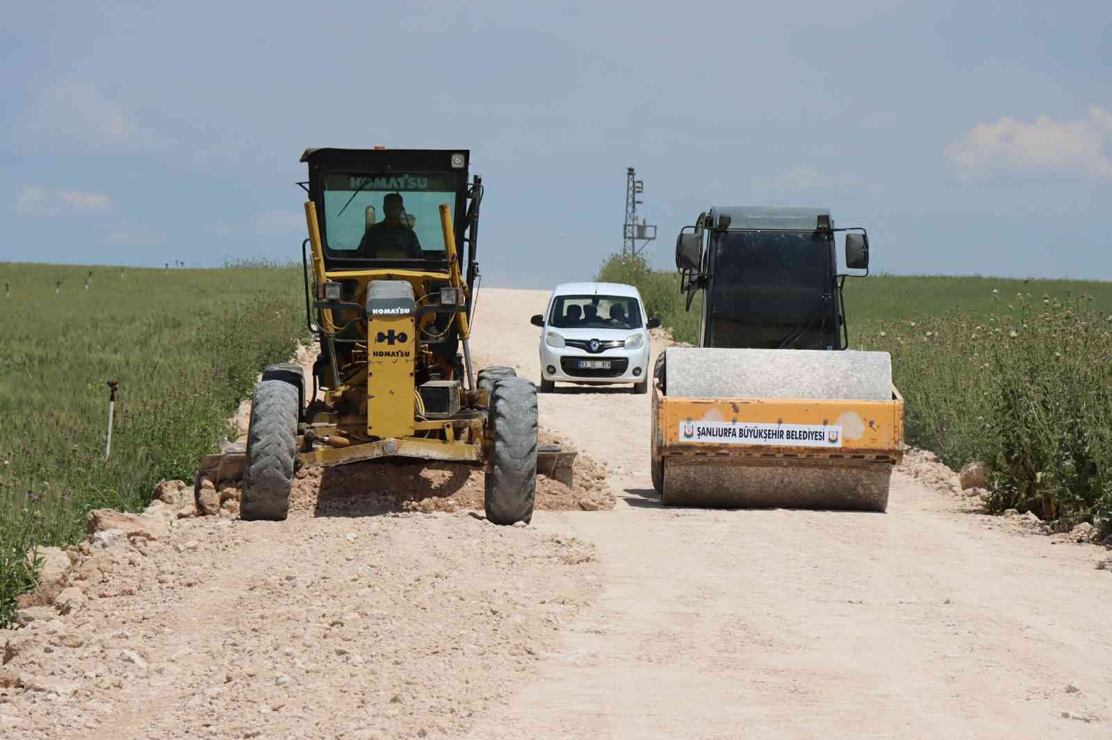 Ceylanpınar’da yeni yol çalışması
