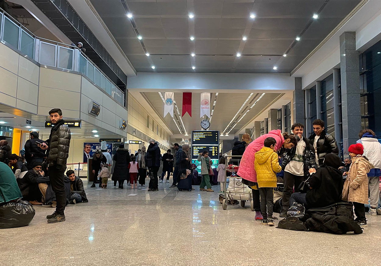 şanlıurfa havalimanı afetzede tahliye