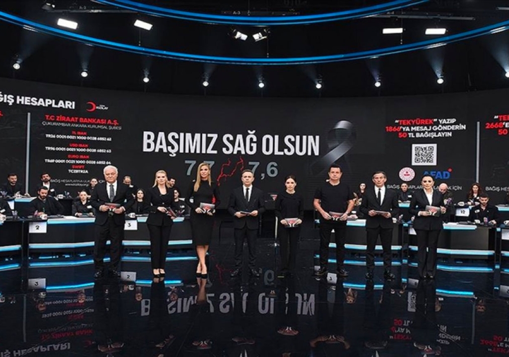 Türkiye Tek Yürek: Ortak Yayında Rekor Bağış Toplandı 2 turkiye tek yurek moderator sunucular