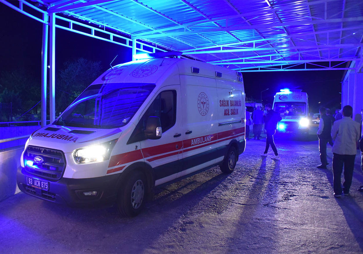 ambulans hastane olay yeri yaralı giriş kavga