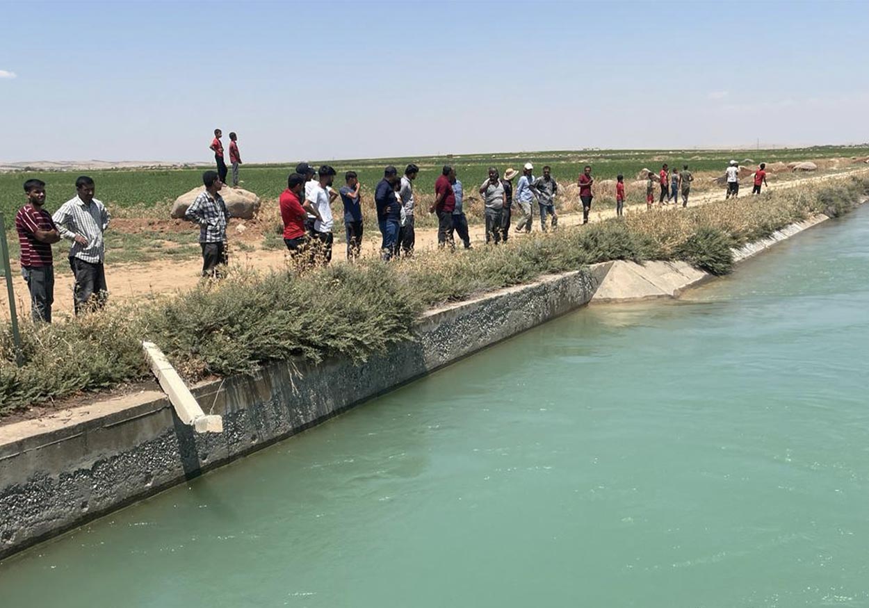 şanlıurfa sulama kanalı